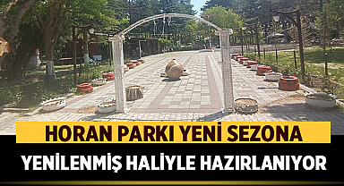Horan Parkı Yeni Sezona Yenilenmiş Haliyle Hazırlanıyor