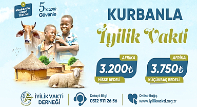 İyilik Vakti Derneği 3 Kıta 12 Ülkede Kurban Bağışı Organizasyonu Yapacak