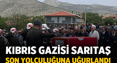 Kıbrıs Gazisi Sarıtaş Son Yolculuğuna Uğurlandı