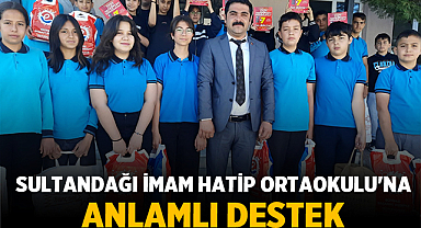 Sultandağı İmam Hatip Ortaokulu'na Başkent Üniversitesi'nden Anlamlı Destek