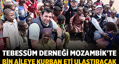 Tebessüm Derneği Mozambik'te Bin Aileye Kurban Eti Ulaştıracak