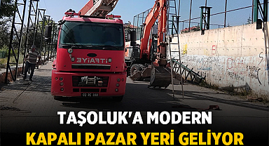 Afyon Taşoluk'a Modern Kapalı Pazar Yeri Geliyor: Çalışmalar Hız Kesmeden Sürüyor