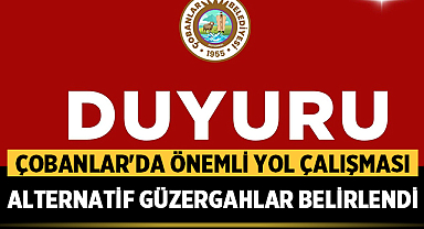 Afyonkarahisar Çobanlar'da Önemli Yol Çalışması: Alternatif Güzergahlar Belirlendi