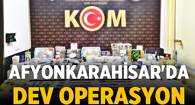 Afyonkarahisar'da Dev Operasyon: Bir Araçta 15 Binin Üzerinde Telefon Parçası Ele Geçirildi!
