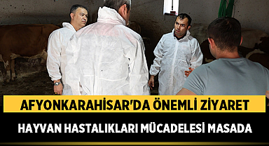 Afyonkarahisar'da Hayvan Hastalıkları Mücadelesi Masada
