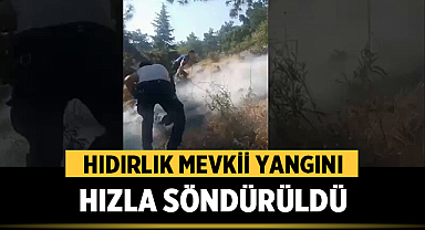 Afyonkarahisar'da Hıdırlık Mevkii Yangını Hızla Söndürüldü