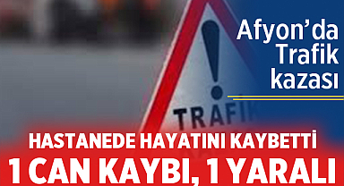 Afyonkarahisar'da Trafik Kazası: 1 Can Kaybı, 1 Yaralı