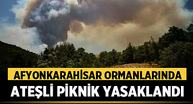 Afyonkarahisar Ormanlarında Ateşli Piknik Yasaklandı