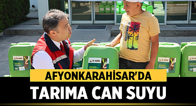 Afyonkarahisar Tarımına Can Suyu: Hümik Asit Dağıtımıyla Toprak Verimi Artırılıyor