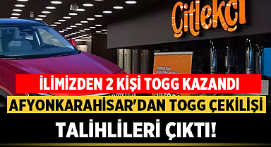 Afyonkarahisar'dan Togg Çekilişi Talihlileri Çıktı! Çitlekçi'nin Dev Kampanyası Sonuçlandı