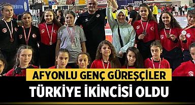 Afyonlu Genç Güreşçiler Türkiye İkincisi Oldu