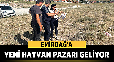 Emirdağ'a Yeni Hayvan Pazarı Geliyor: Başkan Koyuncu Alanda İnceleme Yaptı
