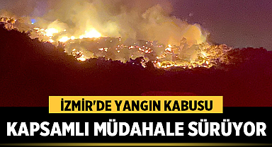 İzmir'de Yangın Kabusu: Aliağa ve Foça'da Kapsamlı Müdahale Sürüyor