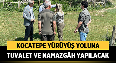 Kocatepe Yürüyüş Yoluna Tuvalet ve Namazgâh Yapılacak