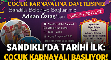 Sandıklı'da Tarihi İlk: Çocuk Karnavalı Başlıyor!