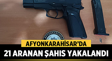 Afyonkarahisar'da Kapsamlı Asayiş Operasyonları: 21 Aranan Şahıs Yakalandı