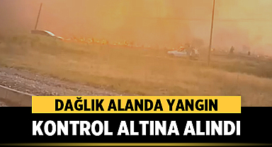Afyonkarahisar-Kütahya Yolunda Dağlık Alanda Yangın Kontrol Altına Alındı