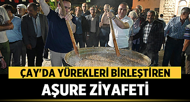 Çay'da Yürekleri Birleştiren Aşure Ziyafeti: Tekke Mahallesi'nde Tarihi Buluşma!