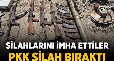 PKK Silah Bıraktı: Casene Mağarası'nda İmha Ettiler