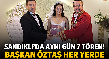 Sandıklı’da Aynı Gün 7 Tören! Başkan Öztaş Her Yerde