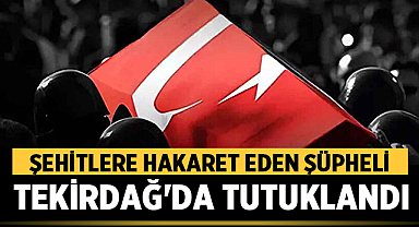 Şehitlere Hakaret Eden Şüpheli Tekirdağ'da Tutuklandı