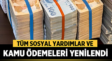 Tüm Sosyal Yardımlar ve Kamu Ödemeleri Temmuz'da Yenilendi
