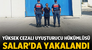 Yüksek Cezalı Uyuşturucu Hükümlüsü Salar'da Yakalandı