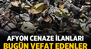 Afyon Cenaze İlanları: Danabaş ve Soykasap Ailelerinin Acı Günü