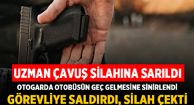 Afyon Otogarında Dehşet: Uzman Çavuş 15 Dakika Geciken Otobüs İçin Silah Çekti