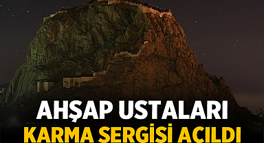 Afyonkarahisar'da Ahşap Ustaları Karma Sergisi Açıldı