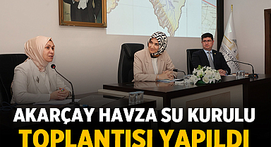 Afyonkarahisar’da Akarçay Havza Su Kurulu Toplantısı Yapıldı