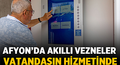 Afyonkarahisar’da Akıllı Vezneler 7/24 Vatandaşın Hizmetinde