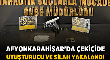 Afyonkarahisar’da çekicide uyuşturucu ve silah yakalandı: 1 kişi tutuklandı