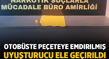 Afyonkarahisar’da Otobüste Peçeteye Emdirilmiş Uyuşturucu Ele Geçirildi