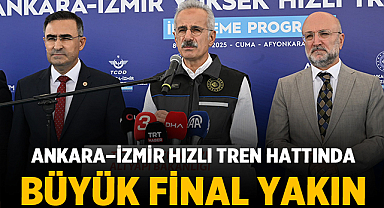 Bakan Uraloğlu Afyon’da: Ankara–İzmir Hızlı Tren Hattında Büyük Final Yakın