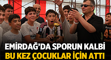 Başkan Serkan Koyuncu, Futbol Turnuvası Finalinde Çocuklarla Buluştu