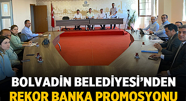 Bolvadin Belediyesi’nden rekor banka promosyonu