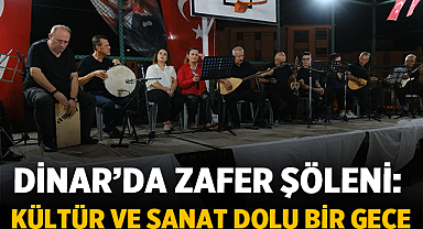 Dinar’da Zafer Şöleni: Mahalle Sakinlerinden Coşkulu Katılım