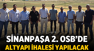 Sinanpaşa 2. OSB’de Altyapı İhalesi Ne Zaman Gerçekleşecek?