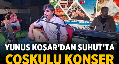 Şuhut’ta Yunus Koşar Konseriyle Kültür ve Sanat Etkinlikleri Coşkuyla Sona Erdi