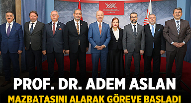 AFSÜ’de Yeni Dönem: Prof. Dr. Adem Aslan Mazbatasını Alarak Göreve Başladı