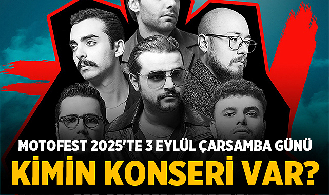 Afyon Motofest 2025'te 3 Eylül Çarsamba Günü Kimin Konseri Var?