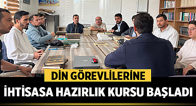 Afyonkarahisar’da Din Görevlilerine İhtisasa Hazırlık Kursu Başladı