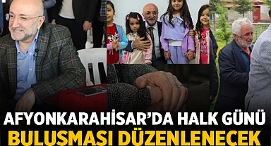Afyonkarahisar’da Halk Günü Buluşması Düzenlenecek