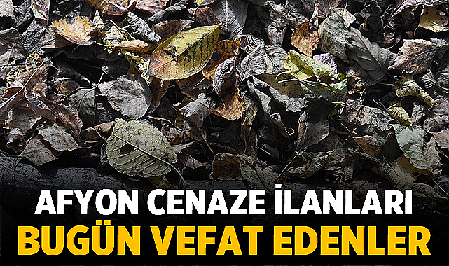 Afyonkarahisar’da Mahmut Emniyet ve Abdurrahman Balpınar Vefat Etti