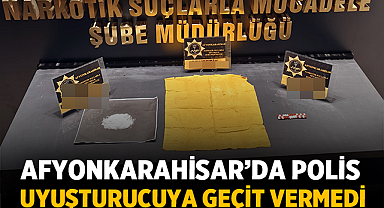 Afyonkarahisar’da Polis Uyuşturucuya Geçit Vermedi