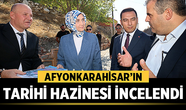 Afyonkarahisar Valisi, Kelainai-Apameia Antik Kentinde İncelemelerde Bulundu