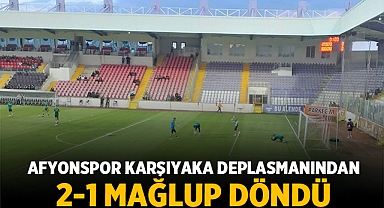 Afyonspor Karşıyaka Deplasmanından 2-1 Mağlup Döndü