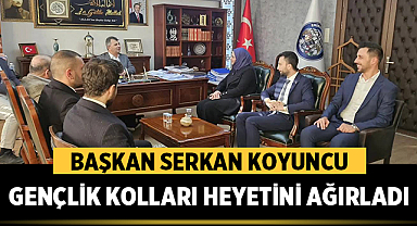 Emirdağ Belediye Başkanı Serkan Koyuncu, Gençlik Kolları Heyetini Ağırladı