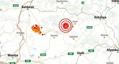 Kütahya Simav'da 5,5 Şiddetinde Deprem